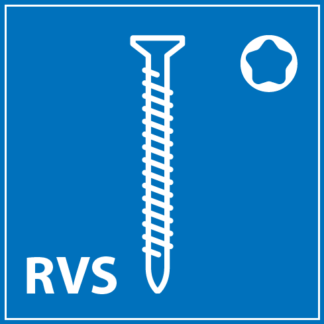 Antiek gecoate vlonderschroeven