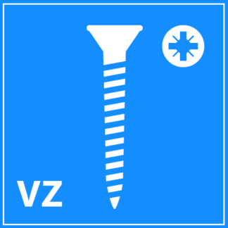 Verzinkte spaanplaatschroeven